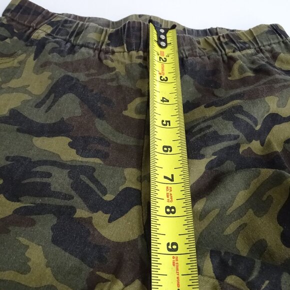 Mittoshop Camo Skinny Pants Leggings Women Size S Zippered Ankle Elastic Waist - Picture 11 of 12